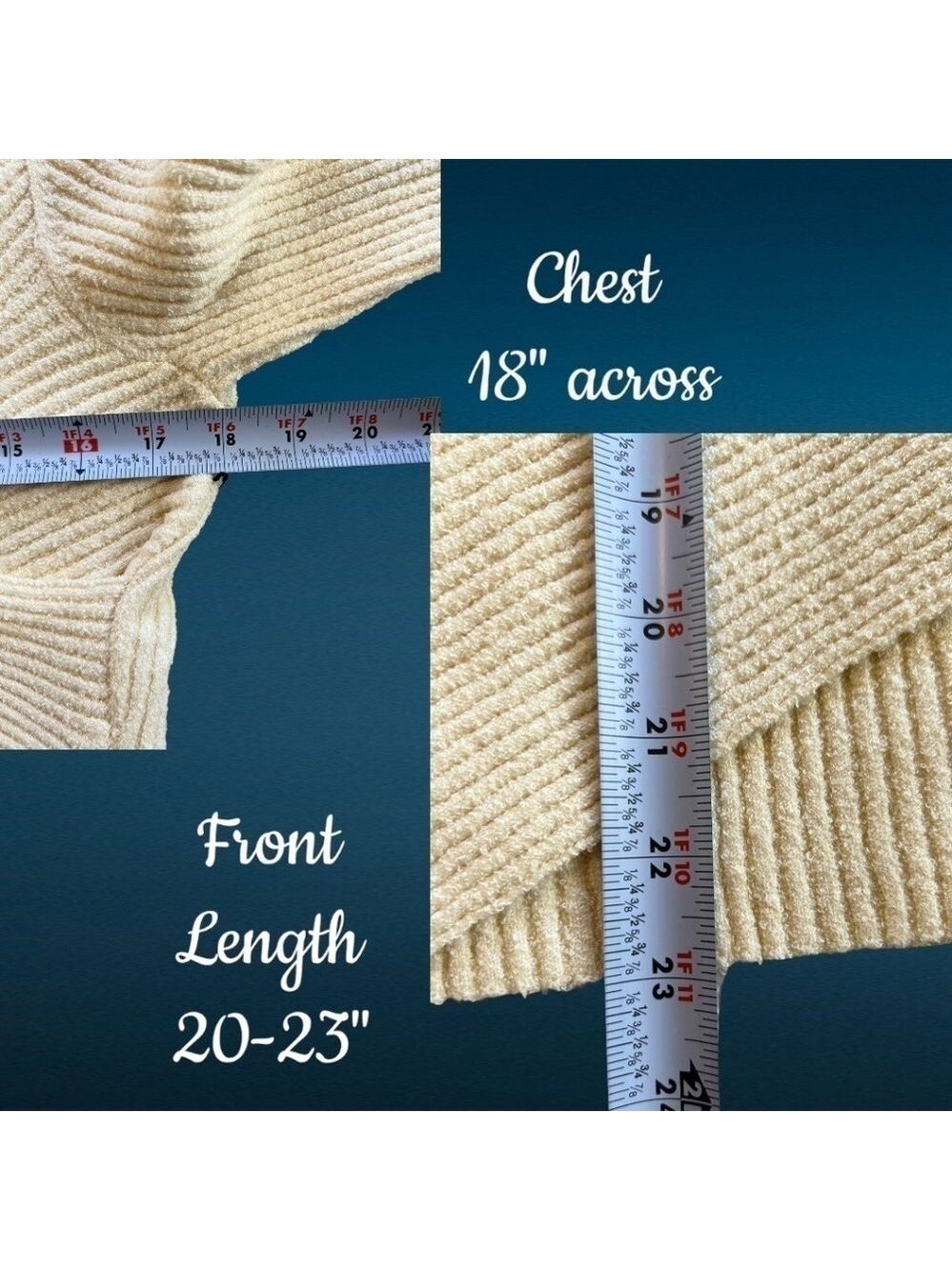 ASTR THE LABEL Mock Neck Cross Front Long Sleeve Sweater in Cream NWT/XL - Picture 13 of 14